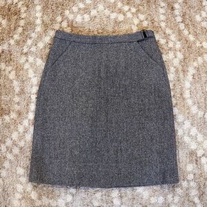 NWT J. Crew Wool Herringbone Pencil Skirt